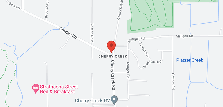 map of 6212 CHERRY CREEK ROAD